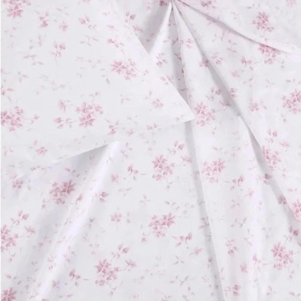 Laura Ashley Garden Muse Queen Sheet Set NWT | Pink Floral 300TC 100% Cotton